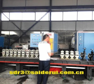 Aluminium spacer bar production line with high-frequency welding