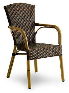 Aluminum Bamboo Garden Rattan Chair] outdoor cafe chair