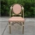 Import Aluminum bamboo look french cafe rattan bistro leisure  chair from China