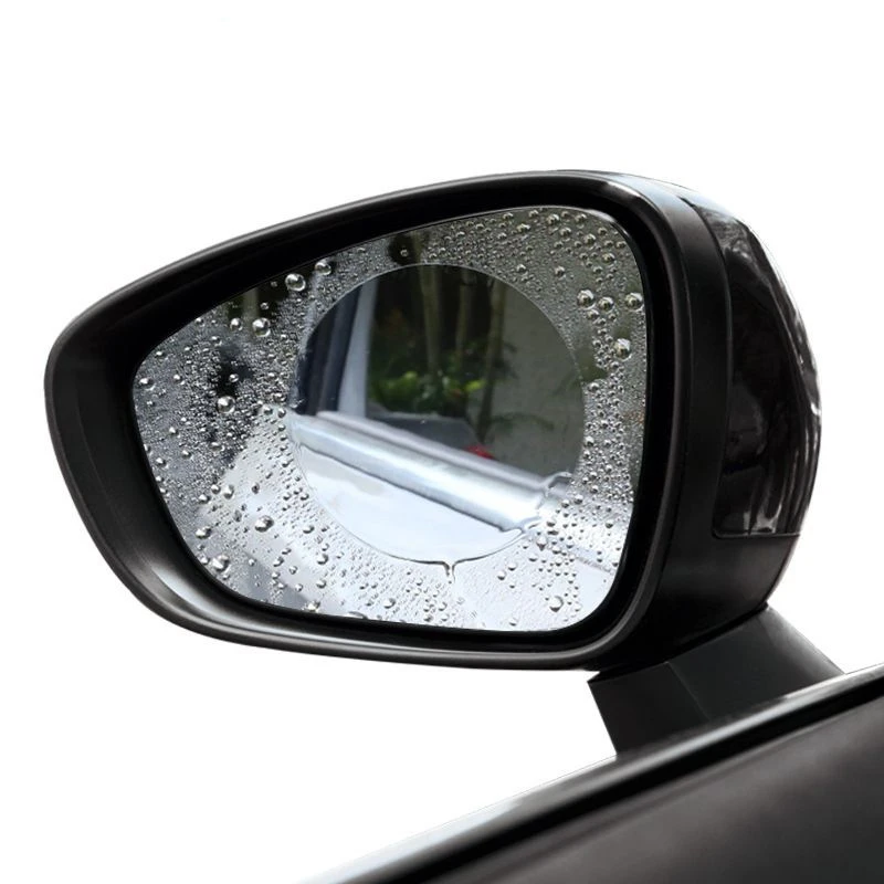 amazon top seller Car Rearview Mirror Stickers Anti-Fog Protective Rainproof Car Window Film Screen Protector