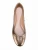 Import Amazon women shoes Gold Classic Round Toe Scalloped Top Line Leather Ballet Flats from China