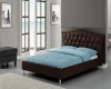 American Style Upholstered Leather Bed