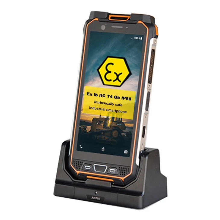 Android Ip68 phone Waterproof Shockproof Nfc 4g Dual Sim ATEX  Zone 1 Mobile Phones Rugged Smartphone Explosion Proof Telephone