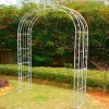 antique metal garden gazebo vintage white steel arbor arch wrought iron garden rose arch design