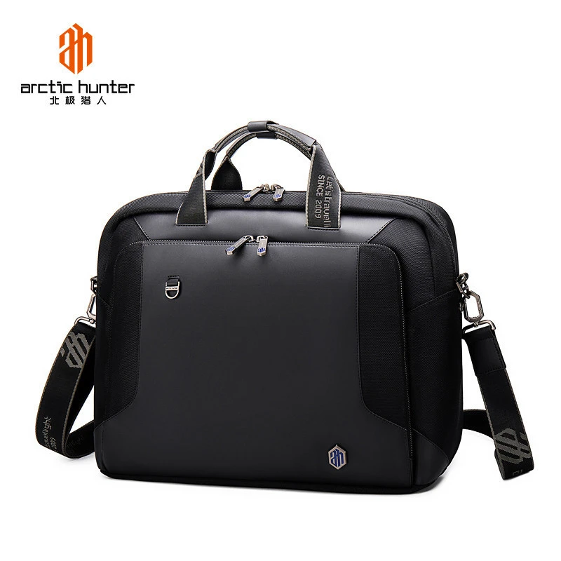 Arctic Hunter 2021 Luxury Smart Men Micro Leather Office Bag for Men Designer Mens Briefcase Layers Laptop Bags