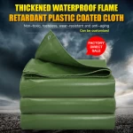 Army green pvc tarpaulin boat cover truck tarpaulins canvas fire retardant ripstop tarpaulin fabric waterproof oxford fabric
