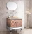 Import AS-23013 New Design stainless steel bathroom cabinet Home Use floor standing Single mirror bathroom vanity from China