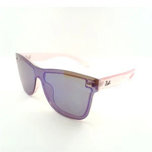 ASH04 Vintage Mirrored Sunglasses One Piece Colored Glasses for Men/Women High Demand Driving Golf