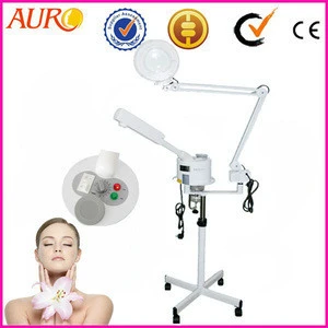 Au-900E HOT&amp;COLD Facial Steamer + LED Magnifying Lamp Beauty Salon Equipment