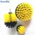 Import auto electric drill powered scrub brush set for machine for washing durable carpets and car seats household corner cleaning from China