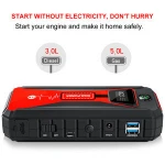 Auto Emergency Car Battery Power Booster Portable Jump Starter 12V