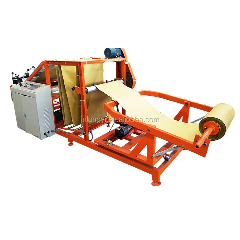 Automatic Plastic Covered Woven Roll Cutting Bag Making Machine
