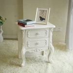 B1602 bedroom furniture bedside modern wooden bedside table nightstand night bedside table lamps glass nightstands