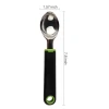 B33-0264 Multi-functional Soft Handle Stainless Steel Spoon Food Grade Ice Cream Spoons