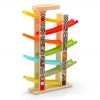 Baby Fine Motor Skills Toys Wooden 7 Tier Track Car Gift for Girls and Boys