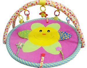 Baby play mat baby floor bed mat with hanging toys custom baby play mats