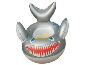 Baby Pool Float Infant Swimming Ring Inflatable shark pool toy, shark swimming pool for kids inflatable ring