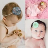 Babys Lovely Fine Hair Band Headdress Soft Nylon Baby Flower Girl Headbands