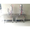 Bag on valve semi automatic filling machine for products such as Gillette gel