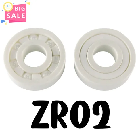 Ball Bearing Cheap High Speed Zro2 6002 6202 6302 6003 6203 6303 Full Ceramic White Custom Bearings Size Logo Packing 2RS OPEN