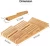 Import Bamboo In-Drawer Wooden Knife Block Set for 16 Knives Detachable Washable Cutlery Slot Organizer Storage Holder from China