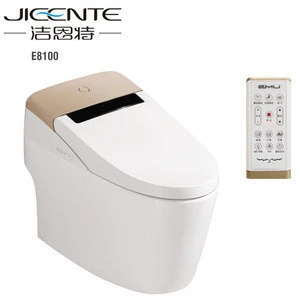 Bathroom Ceramic Automatic Operation Smart Bidet Intelligent Toilet with Sensor