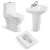 Import Bathroom children wall hung urinal small size pedestal basin kids one piece toilet from China