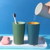 Bathroom Tumblers Washing Cup Portable Plastic Simple Nordic Mouthwash Toothbrush Non-slip Tooth Mug Traveling Camping Cup