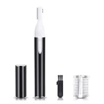 Battery-Operated Dry Use Flexible Pivoting Head Painless Eyebrow Razor Facial Hair Trimmer with Electric Eyebrow Shaper