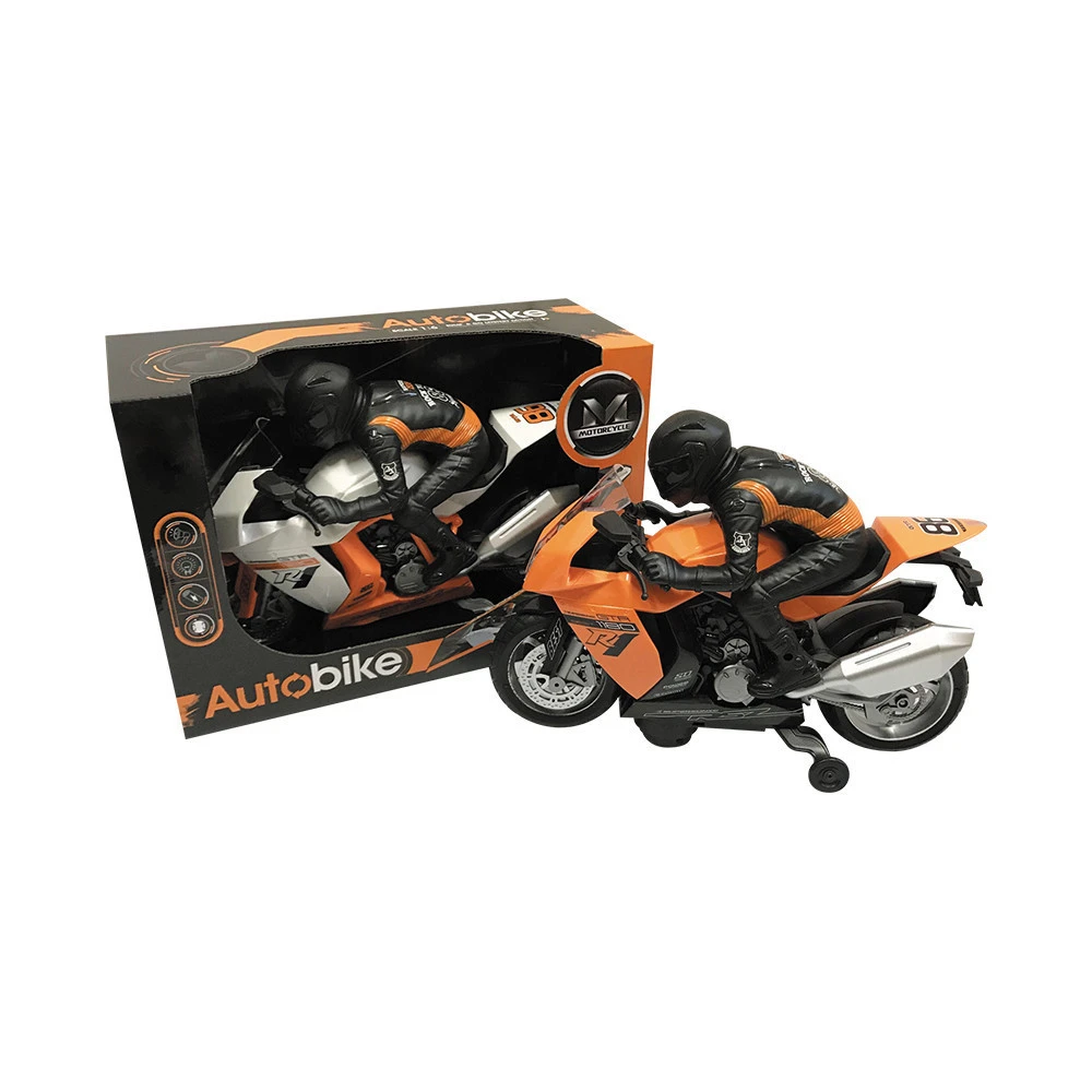 Battery Operated Simulation Motorcycle B/O Car Bump and Go Motor with Light and Sound