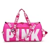 Beach Outdoor waterproof travel bag customized logo large capacity pink duffle bags women/Unisex gym sports bag