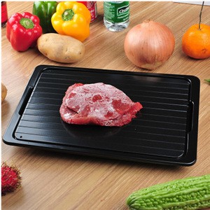Bedowon multi-function thick size defrost tool, Frozen Food Rapid Thawing Plate for all meat ice melting in the kitchen