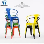 Best price popular iron steel famous design industrial chair