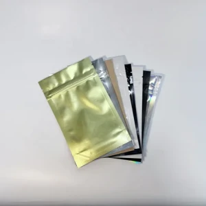 Best quality 1/8OZ mylar bag  zipper bag 1/8OZ Food Packaging Pouches Zip Lock Bags