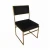 Import Best quality durable golden metal ivory velvet stainless steel restaurant hotel banquet chair from China