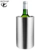 Best Selling 1.6L Stainless Steel Ice Bucket Double Walled Wine Chiller , and high quality wine cooler