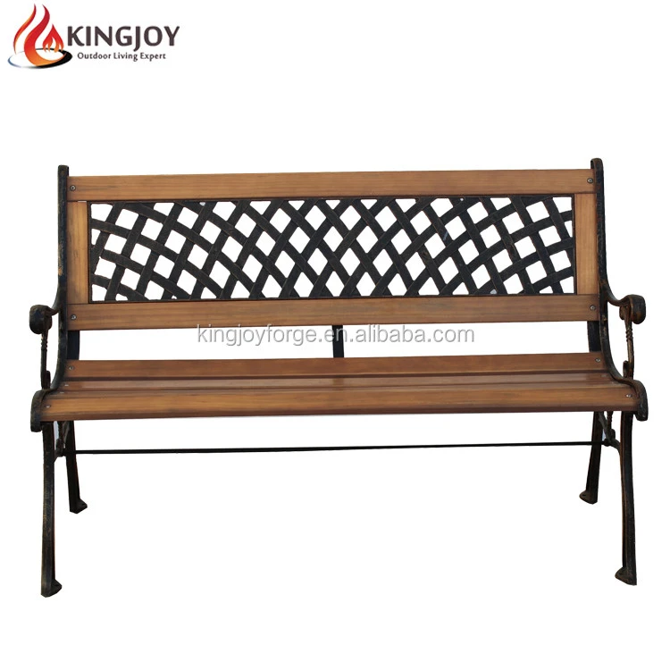 Best Selling Outdoor Park Bench with Cast Iron Frame
