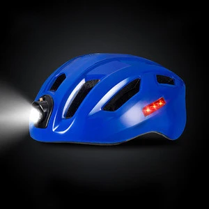 Bike helmet with eyeglass bicycle adult cycling helmet with led safety light/bicycle helmet with led light