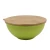 Import Biodegradable reusable bamboo fiber salad bowl kitchen bowl set with wood lid from China
