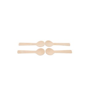 Biodegradable tableware wooden spoon for ice cream