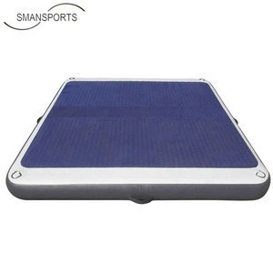black water sports dock inflatable water mat for water sports