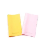 blank color embossed logo microfiber jewelry eyeglasses cleaning Cleaner cloth