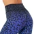 Import Blue leopard animal printing sportswear high wasited workout yoga pants full length wholesale women tights leggings custom from China