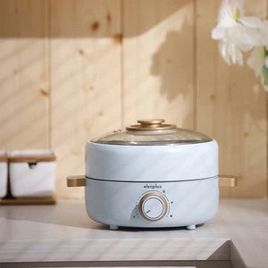 Blue  mini cooker slow cooker  multi-function electric hot pot cooker machine Electric mini hot pot