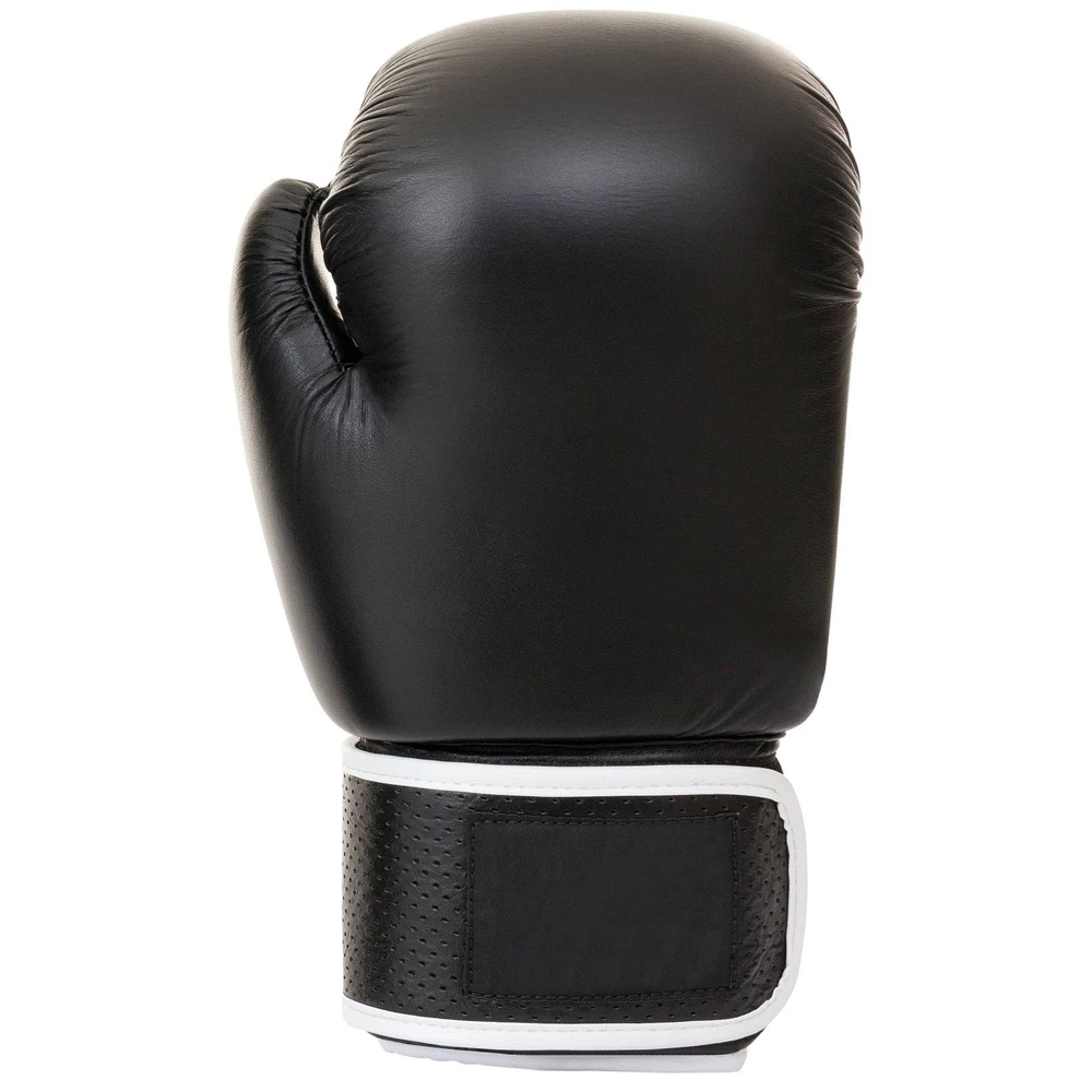 Boxing Glove Custom Logo Manufacture Personalized Black PU Leather Lace Mma Winning Kickboxing Gel Boxing Training Gloves