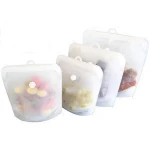 BPA Free Eco Friendly Silicone Food Saver Reusable Silicone Food Preservation Bags For Fruits Vegetables Meat Milk