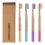 Import BPA Free Natural Bamboo Toothbrushes Pack of 4 from China