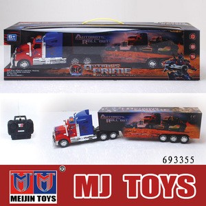Brand new 4 channel rc container truck toy for sale