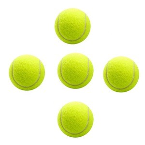 Brand Quality Tennis ball for training 100% synthetic fiber Good Rubber Competition standard tennis ball low price on sale