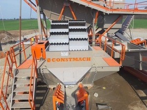 Bucket Wheel Gravel Washer, River Stone Sand Washer, Fine Material Wash Plant